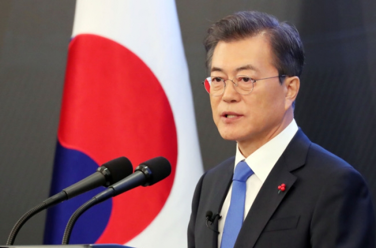 Moon asks to proceed with June referendum on Constitutional amendment