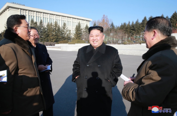 Kim Jong-un visits science academy in his first inspection this year