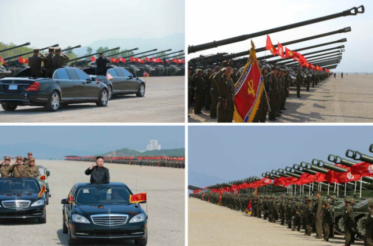 North Korea gearing up for massive military parade