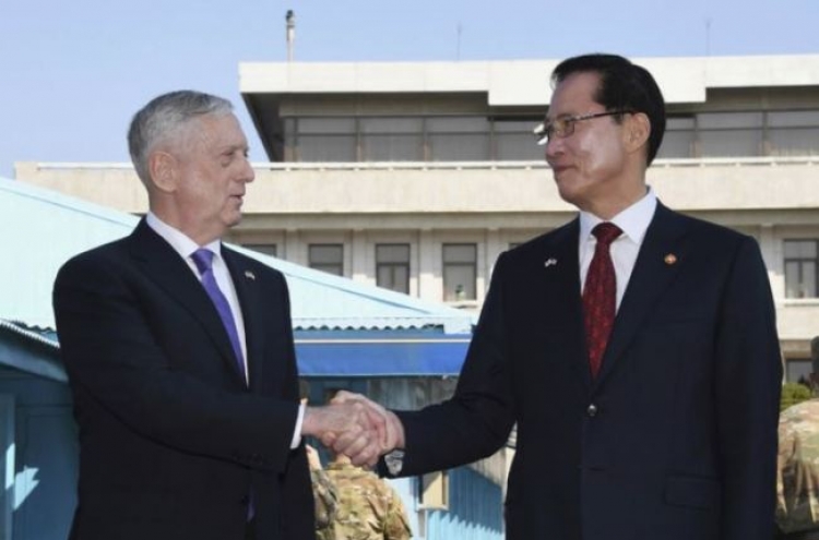 Korea, US defense chiefs to meet in Hawaii Friday