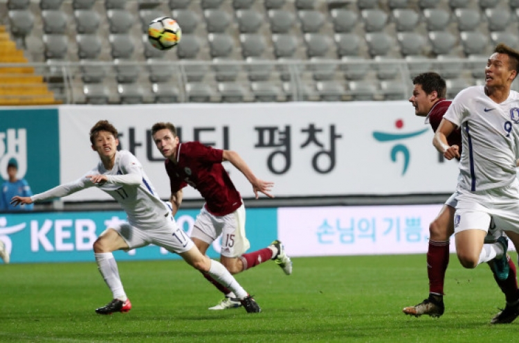 S. Korea blank Latvia in football friendly