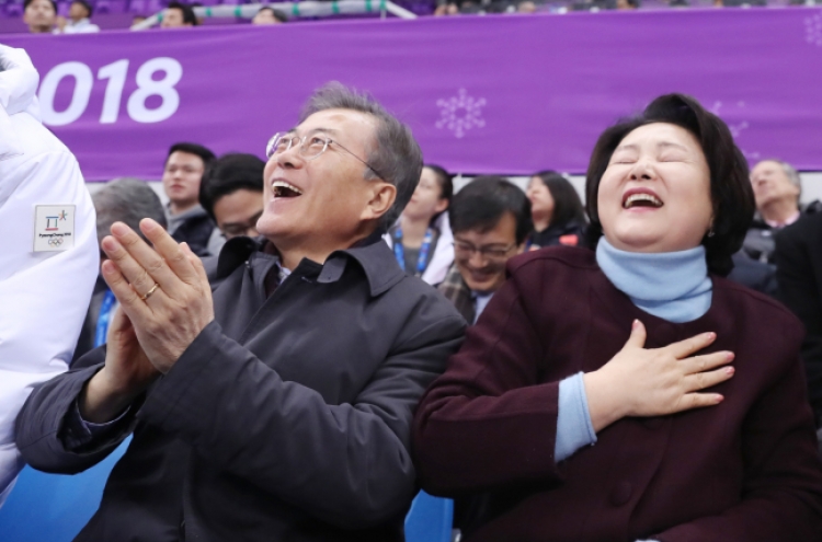 [PyeongChang 2018] Short track champion expresses gratitude for Moon's visit
