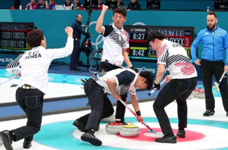 [PyeongChang 2018] Korean male curling team posts rare win against Italy
