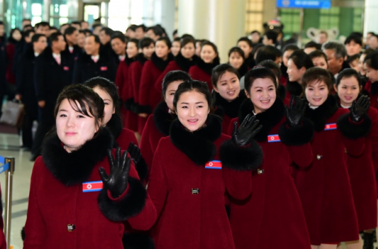 NK athletes, cheerleaders return home as Olympics end