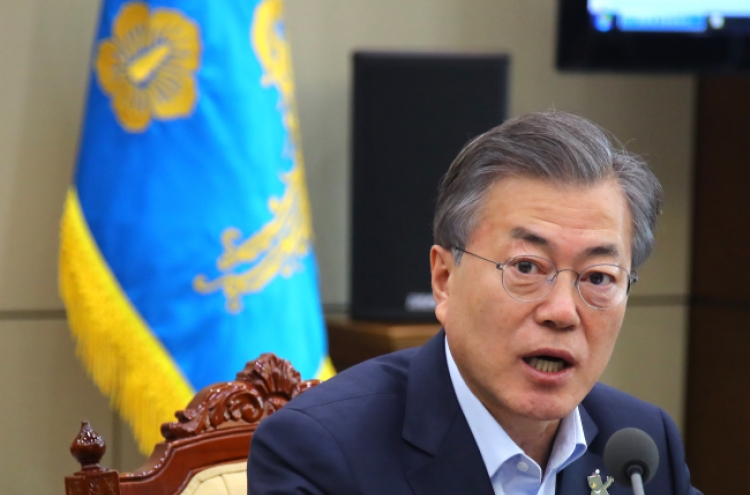 Moon says next two months critical to peace, denuclearization