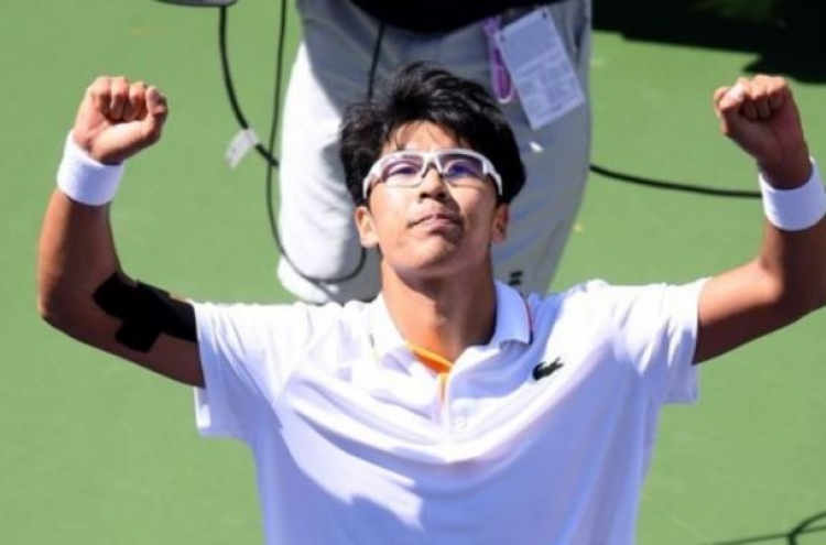 Chung Hyeon reaches 5th straight quarterfinals on ATP Tour, Federer up next