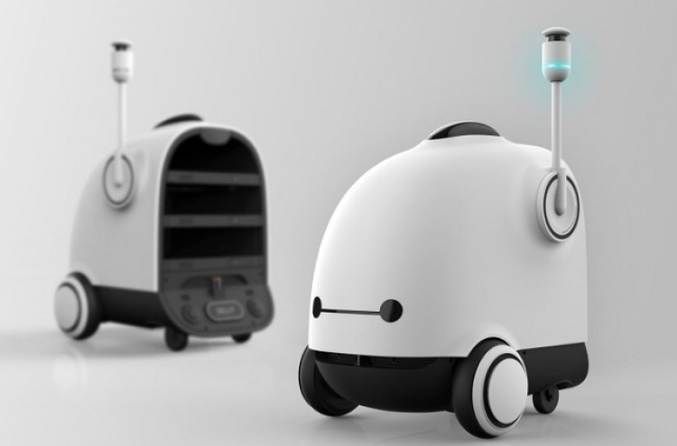 Startup develops food delivery robot