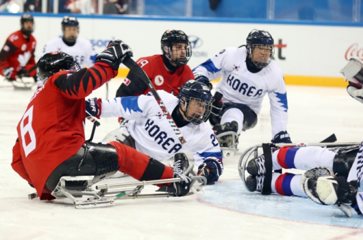 [PyeongChang 2018] S. Korea trounced 7-0 by Canada in ice hockey semifinals at PyeongChang Paralympics