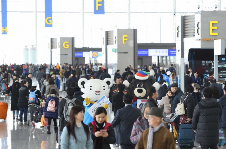 Number of visitors to Korea continues to slide in February despite Olympics