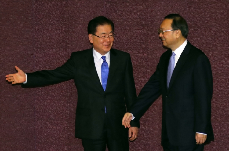 S. Korea, China exchange views on N. Korean nukes ahead of summit