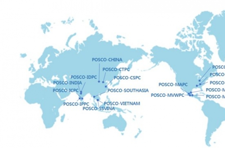 Posco broadens global reach across 50 countries