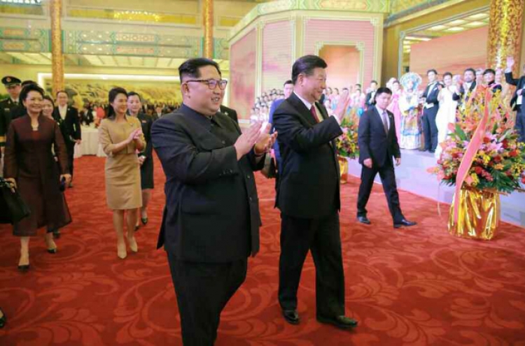 NK highlights founder's friendship, exchanges with Chinese leaders