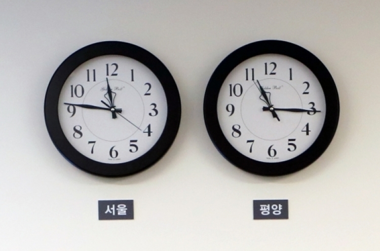 N. Korea turns clock forward 30 minutes