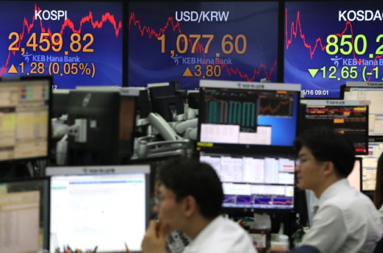 Value of shares owned by 30 richest stockholders in Korea declines 5%