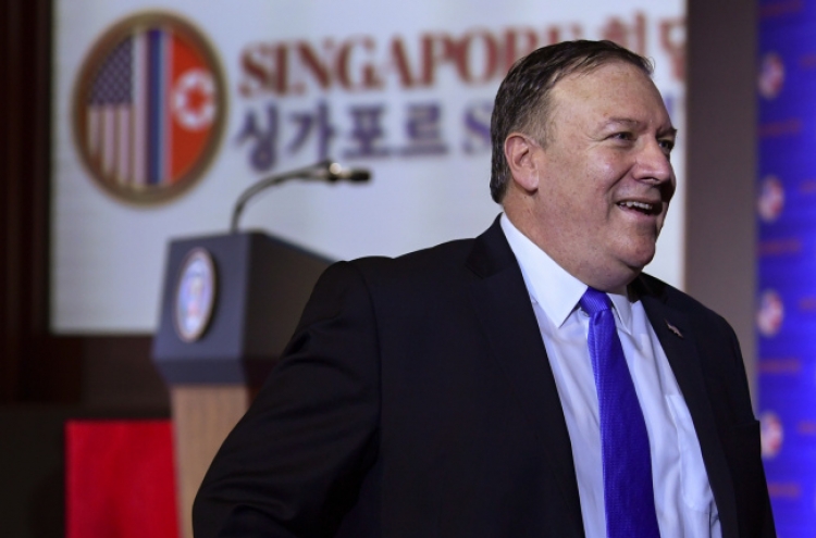 [US-NK Summit] Pompeo to brief Moon on outcome of US-N. Korea summit: official