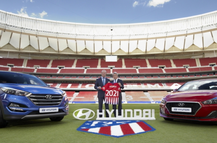 Hyundai Motor to sponsor La Liga’s Atletico Madrid