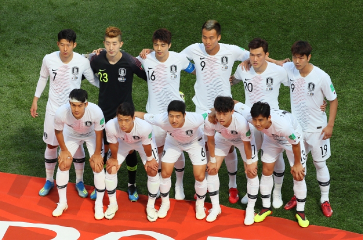 [World Cup] With towering striker upfront, S. Korea set to use back 4 vs. Sweden