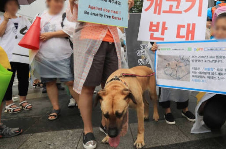 Majority of Koreans don’t support dog meat ban: poll