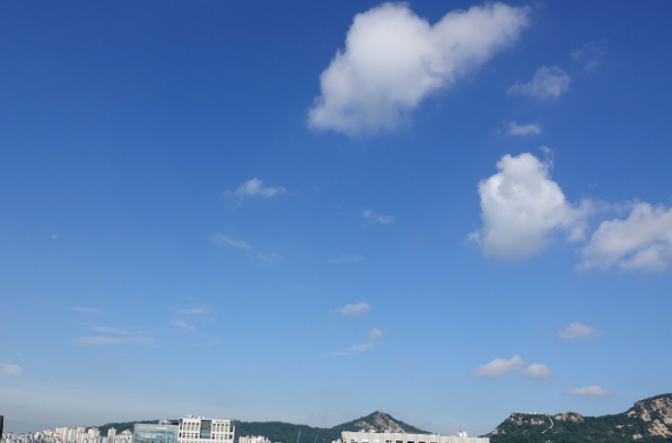Clear skies over Seoul as typhoon passes