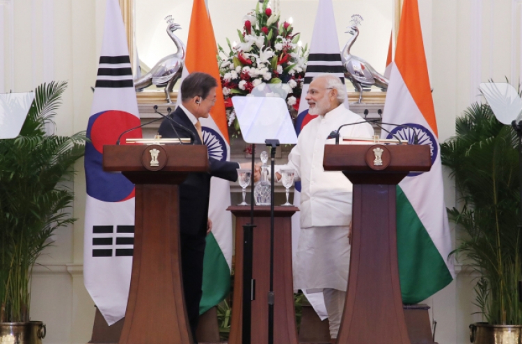 Korea and India agree to strengthen ties