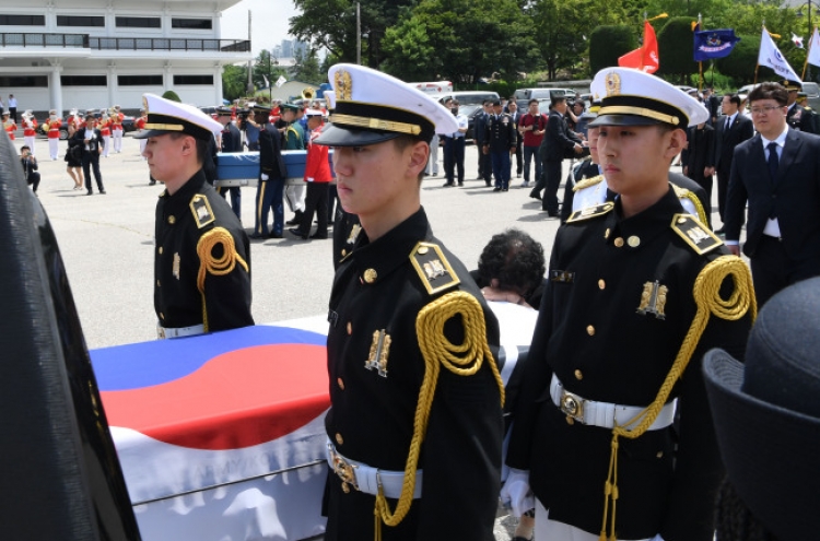 Korea, US mark return of remains of 2 soldiers killed during Korean War