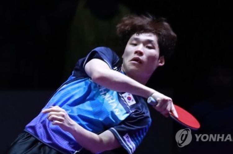 S. Korean table tennis player grabs 3 int'l titles at home