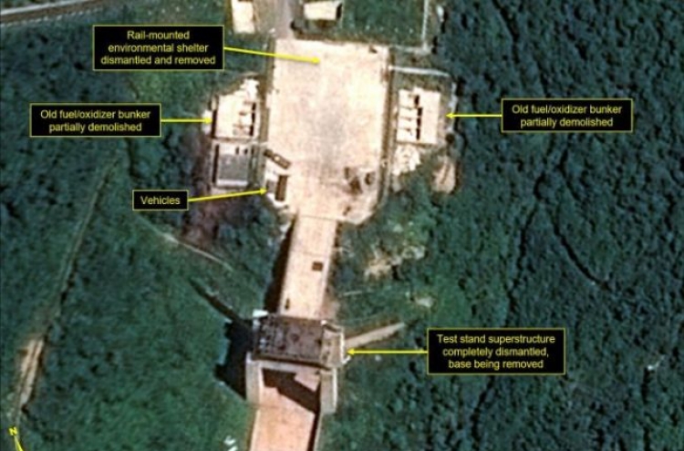 N. Korea begins dismantling rocket test site: analysts
