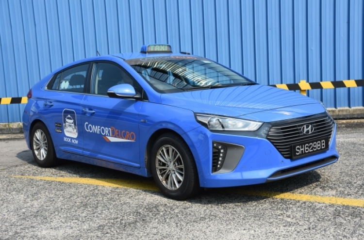 Hyundai to provide 1,200 hybrid cabs to Singapore