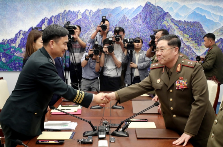 N. Korea's media report on inter-Korean military talks