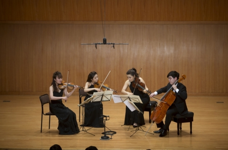 Kallaci String Quartet fills late violinist Kwun Hyuk-joo's place
