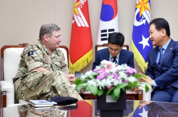 Vice defense minister calls for Britain's support for peninsula peace efforts