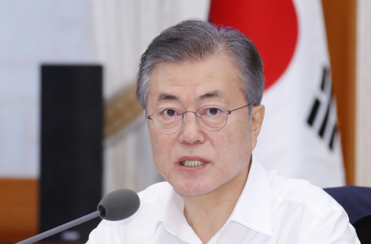 Moon says military will never again be used for political gains