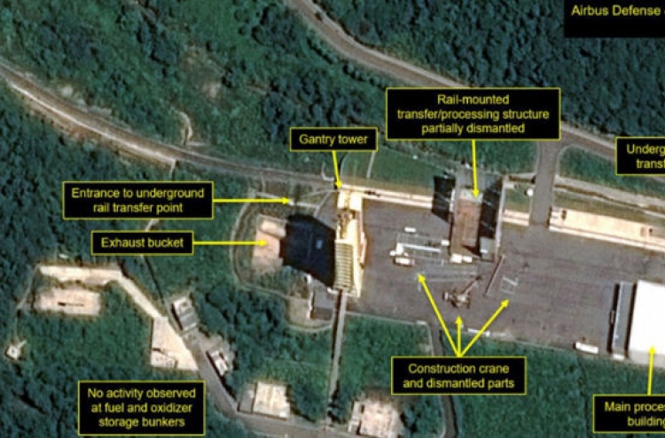 No sign of additional dismantling at NK missile engine test site: 38 North