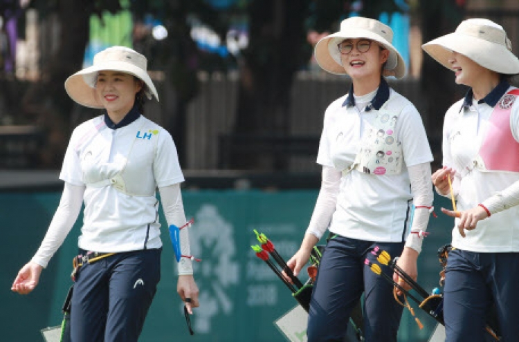 S. Korea beats N. Korea in women's archery team event