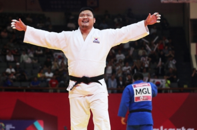 S. Korea's Kim Sung-min wins gold in men's over-100kg