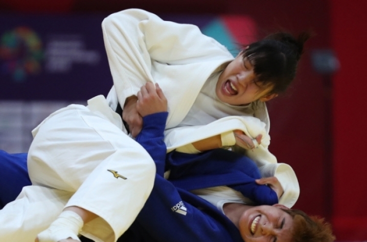 S. Korea bags 2 golds, 3 silvers in judo