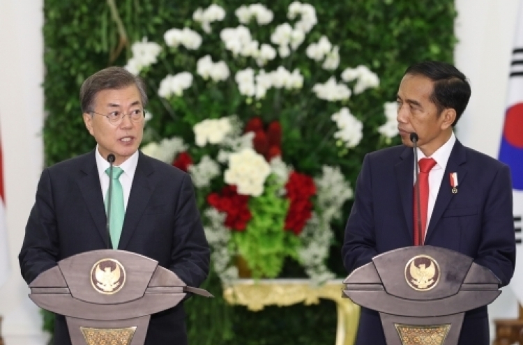 Indonesian president due in Seoul next week for summit with Moon
