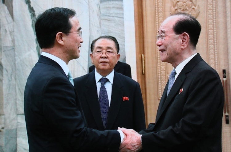NK’s nominal head of state says summit will lead to peace, prosperity, reunification