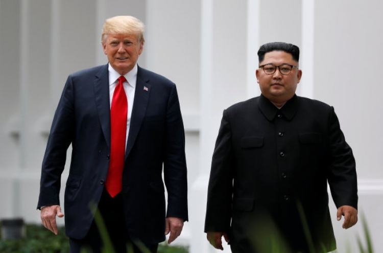 Trump says he won't rush into any deal with N. Korea