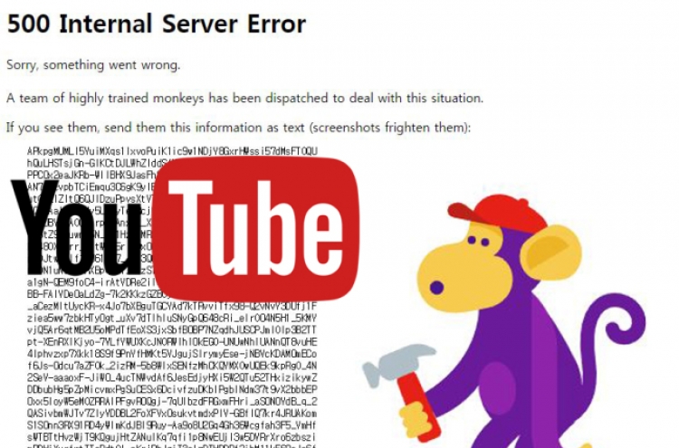 Users baffled by worldwide YouTube crash