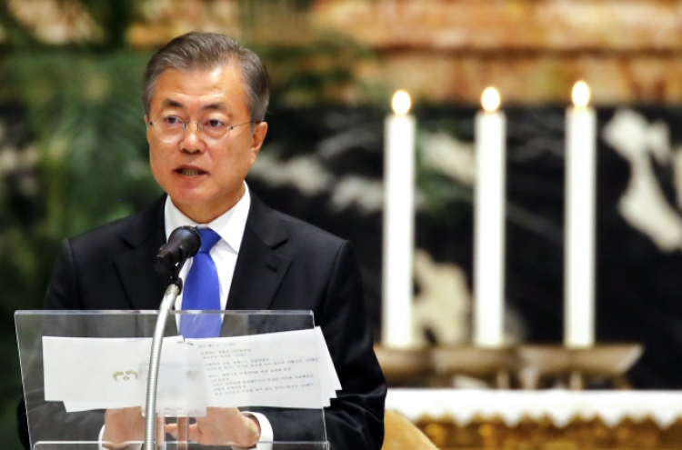Korean president set for meeting with Pope Francis