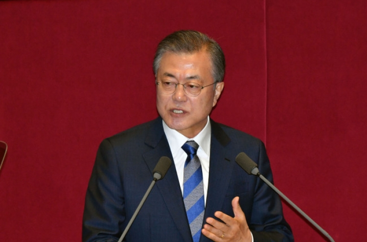Moon calls for ‘inclusive society’ in budget speech