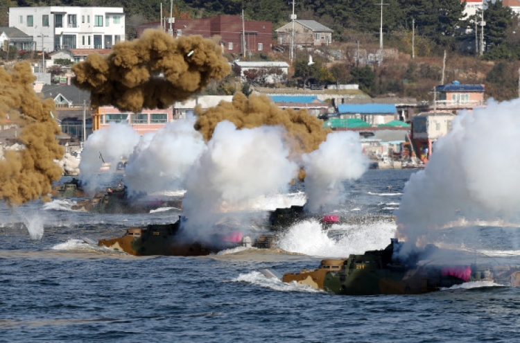 Korea, US resume marine drills