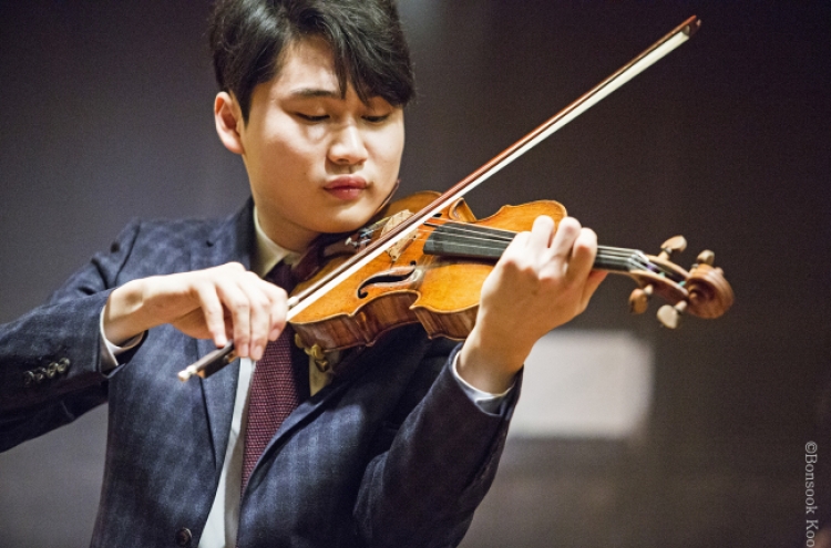 Violinist Yang In-mo releases first Deutsche Grammophon album