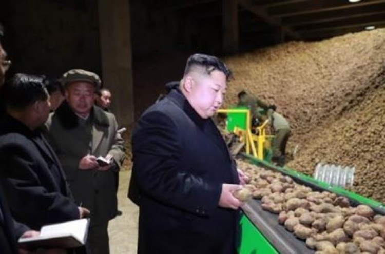 N. Korea touts bumper harvest of potatoes