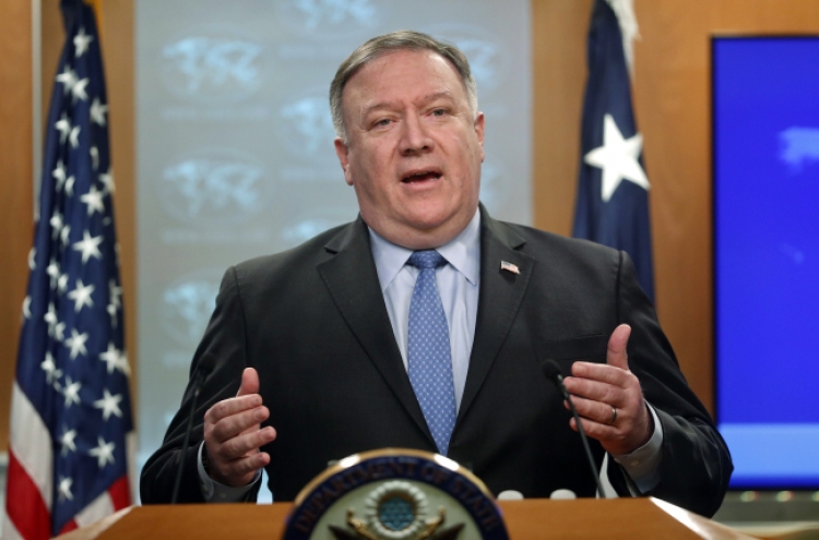 Pompeo: Inter-Korean cooperation should not outpace NK denuclearization