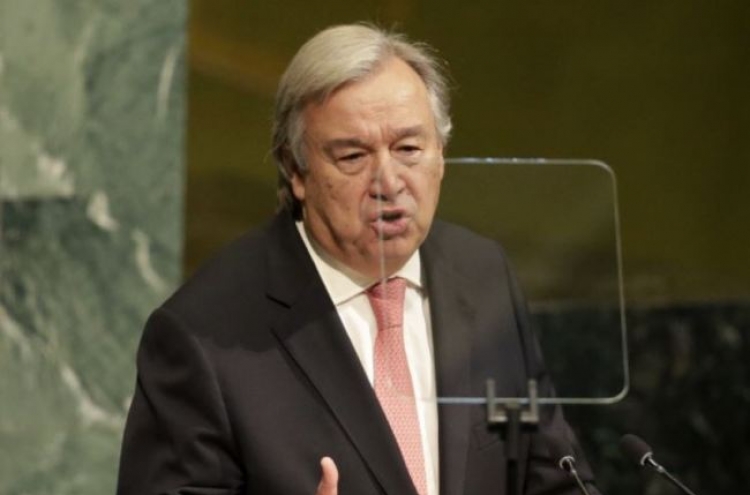 UN chief reaffirms support for Korean peace process