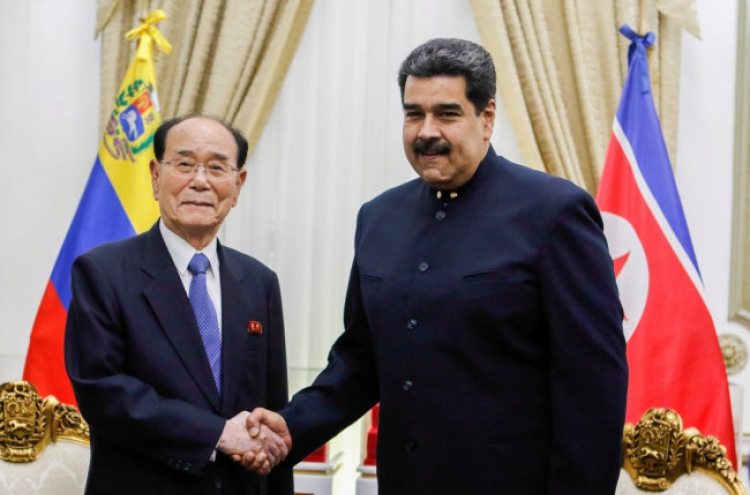 N. Korea's titular leader meets Venezuelan president