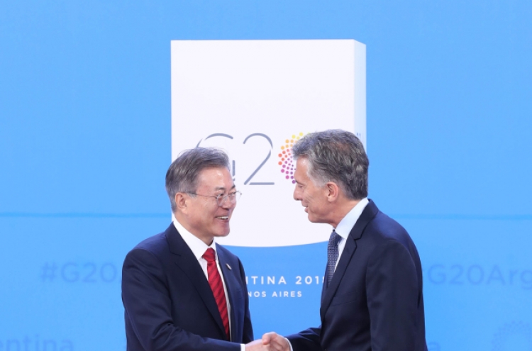 Moon pitches people-centered economy at G-20 summit