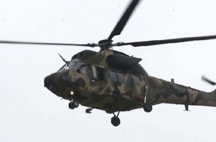 Military to change defense minister's helicopter from UH-60 to Surion